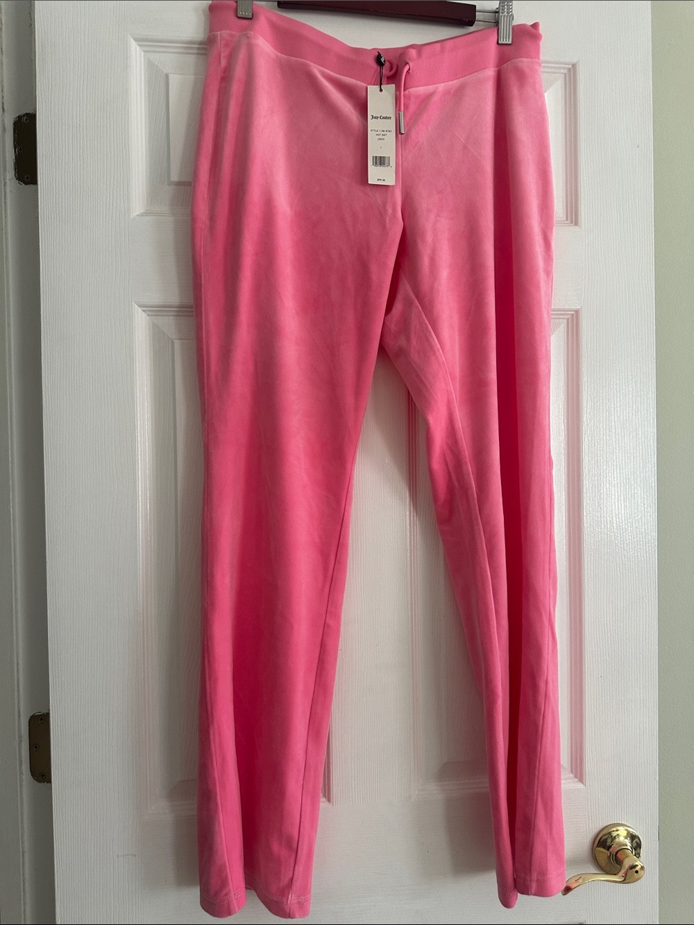 Juicy Couture Pink Velour Track Pants